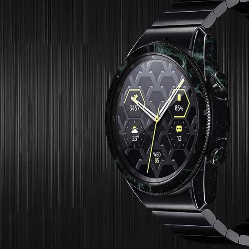 Samsung_Watch3 45mm_Graphite_Green_Marble_4